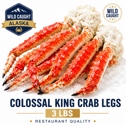 Alaskan King Crab Legs – Premium Wild-Caught Seafood for Family Feasts & Special Occasions
