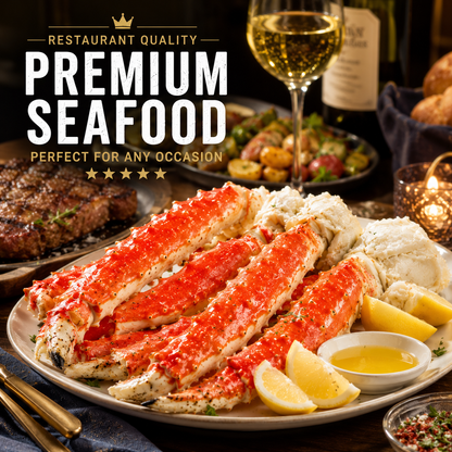 Alaskan King Crab Legs – Premium Wild-Caught Seafood for Family Feasts & Special Occasions
